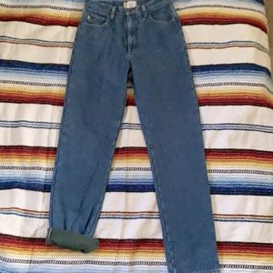 Vintage L.L. Bean fleece lined jeans